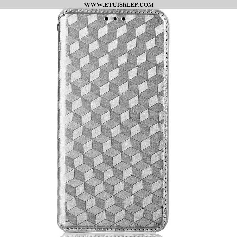 Etui Na Telefon do Xiaomi Redmi Note 11 Pro / 11 Pro 5G Etui Folio Efekt Diamentowej Skóry 3d